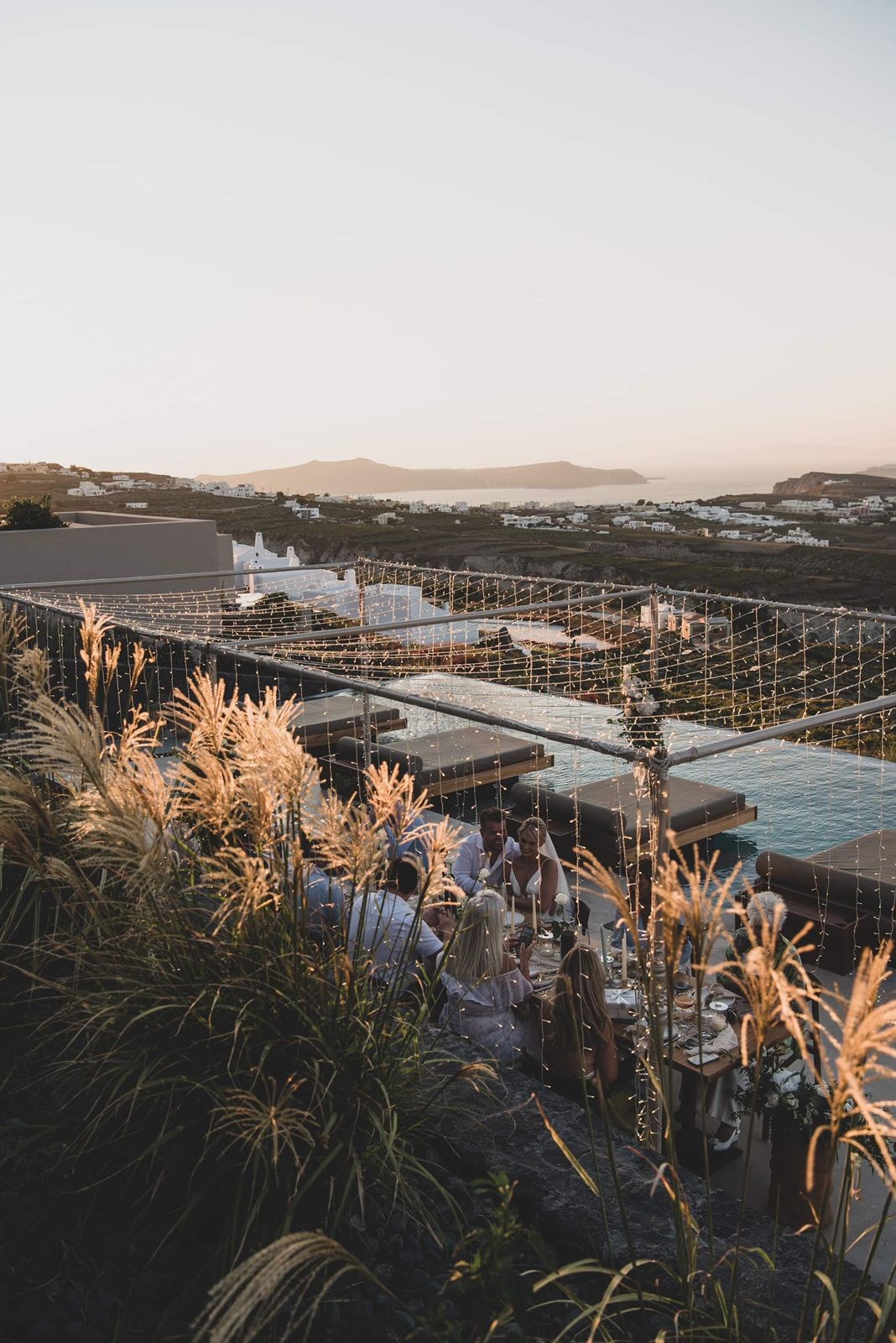 Floral decorations at venue